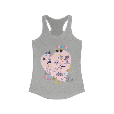 Let's Go Road Trip Racerback Tank Top