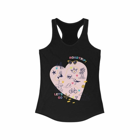 Let's Go Road Trip Racerback Tank Top