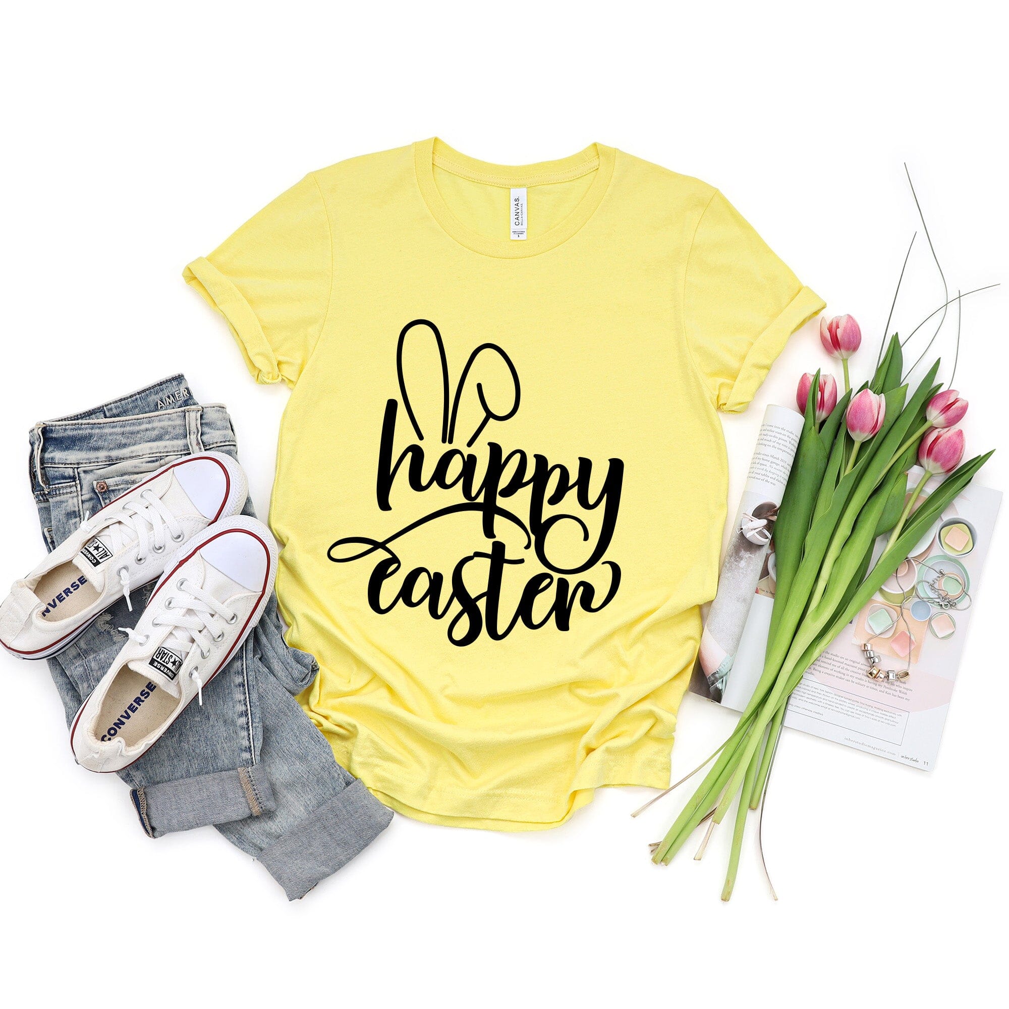 Happy Easter Bunny Ears T-Shirt