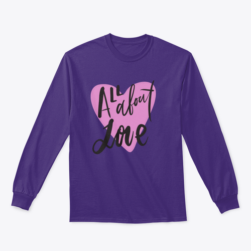 All About Love Design for Sweatshirt